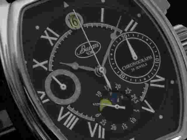 BURAN V.M. MECHANICAL CHRONOGRAPH MOON PHASE 31679/2861537S  US