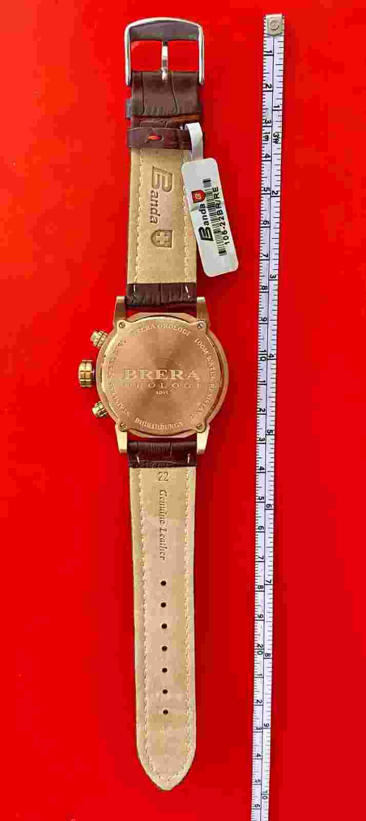 BRERA Orologi AD01 - 316L  Quartz Vintage Watch 22mm $890 #167