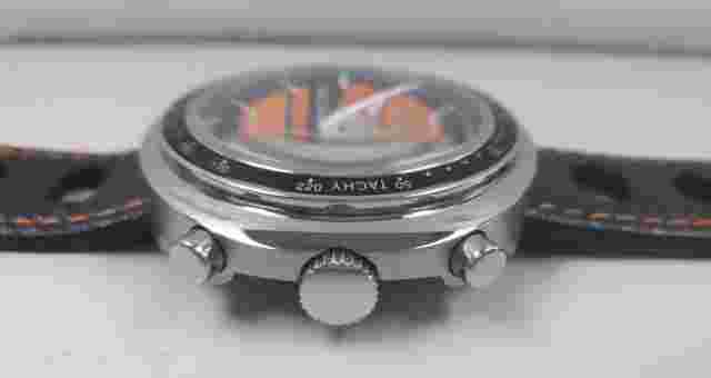 Sears automatic watch tachymeter scale daydate NOS-Style unworn XXL case