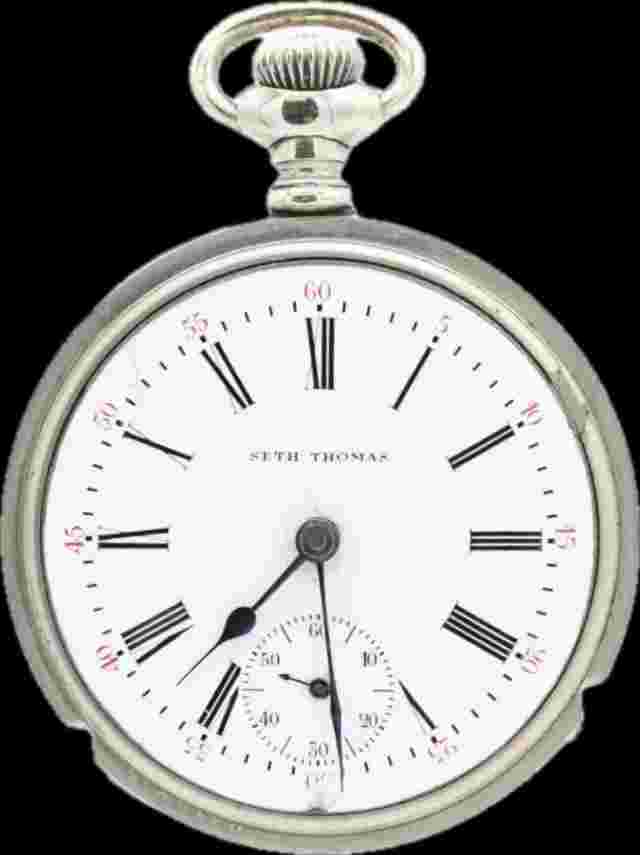 Antique 18 Size 1911 Seth Thomas Two-Tone Mechanical Pocket Watch 182 Special GF