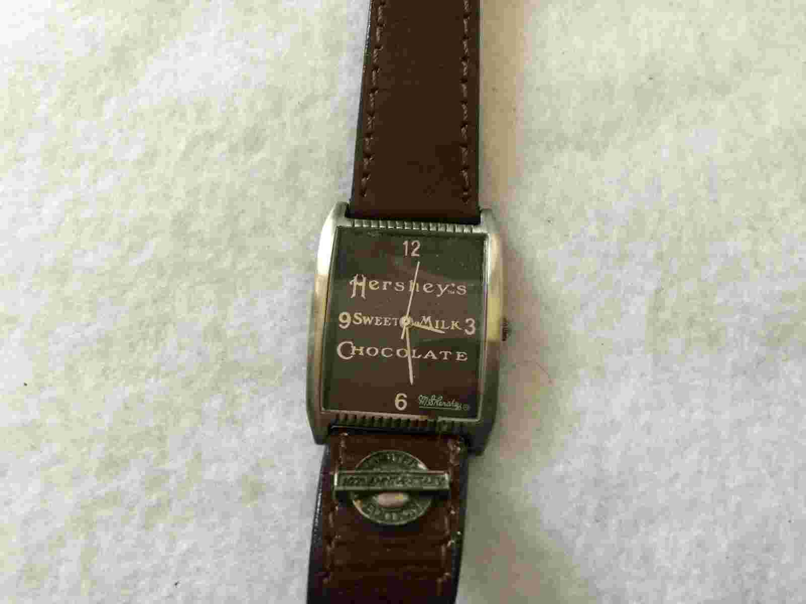 Hershey's Sweet Milk Chocolate Quartz Watch with the Metal Case