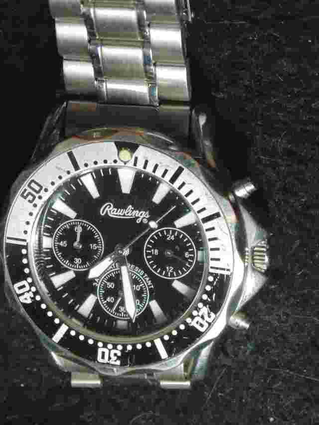 vintage Rawlings black dial mens wrist watch.pre owned
