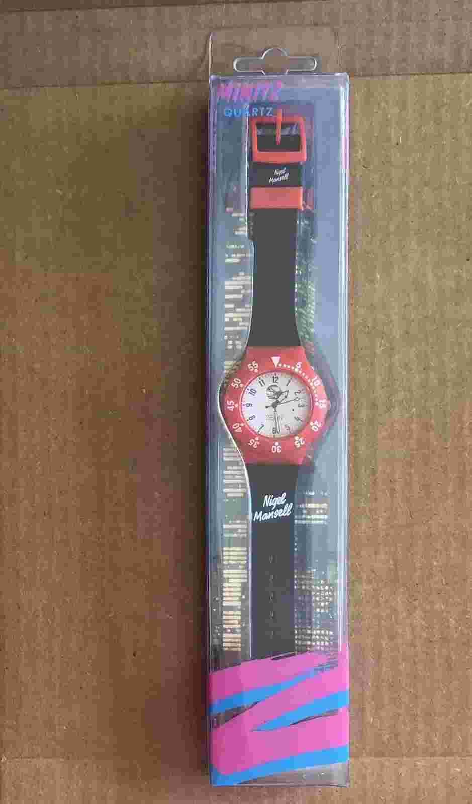 Nigel Mansell Minitz Quartz Zeon Watch NEW