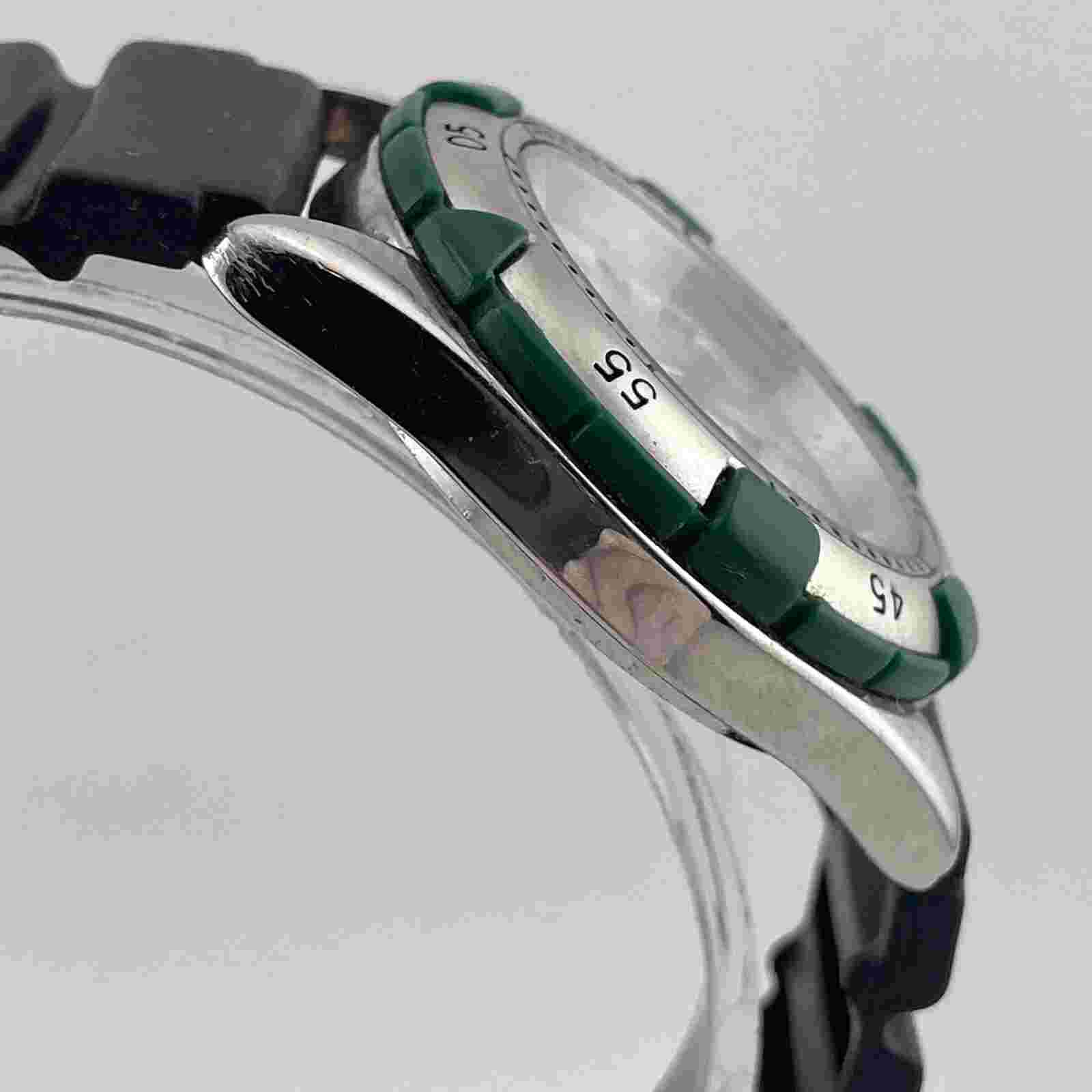 Brittania Watch Womens 39mm Case Black Resin Band Quartz Analog Three Hands