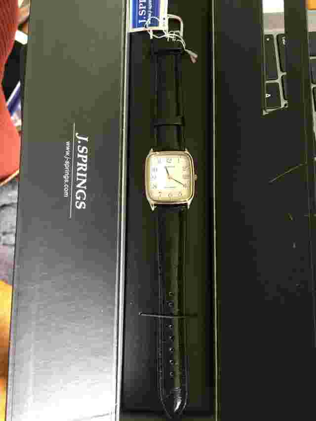 J.SPRINGS - Ladies Watch - White  Face w/ Black - BBH074 - New