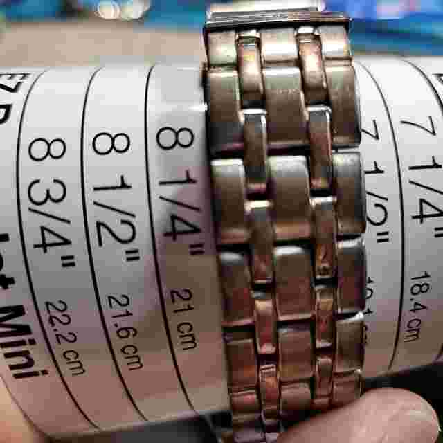 Vintage Azzaro Chrome Paris Men's Watch 8 1/4" WRIST HEAVY CASE