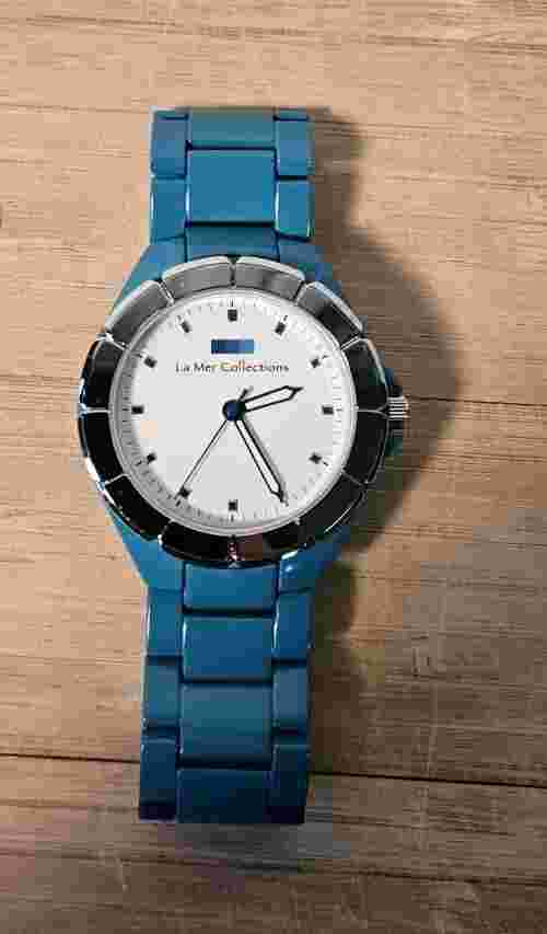 La Mer Collections Martine Ilana Venice Edition Teal Wrist Watch