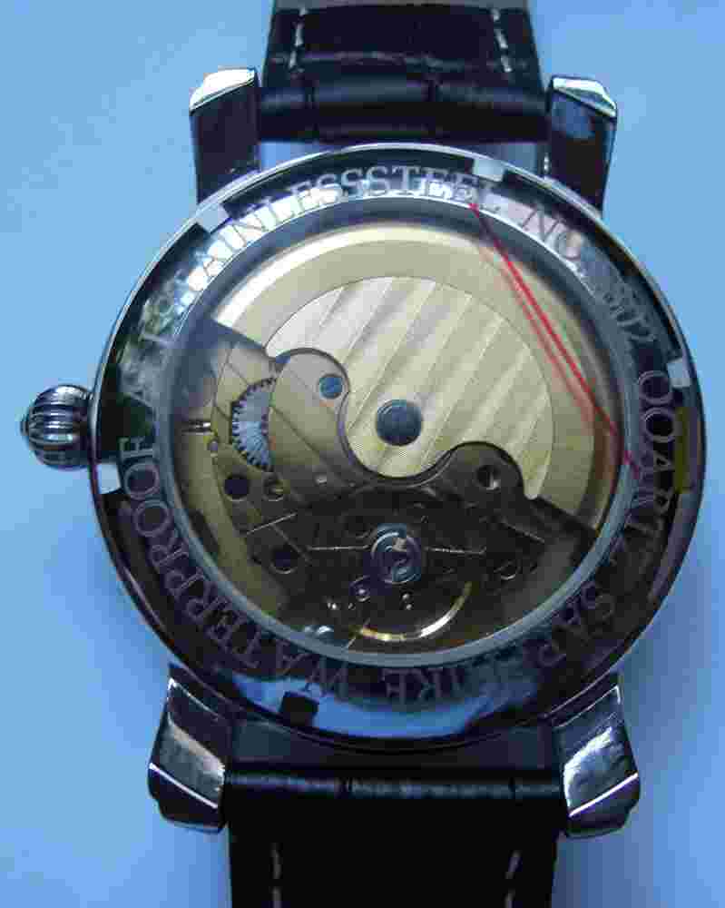 GuanQin Mechanical Automatic Double Retrograde Date Day Flywheel Men's Watch New