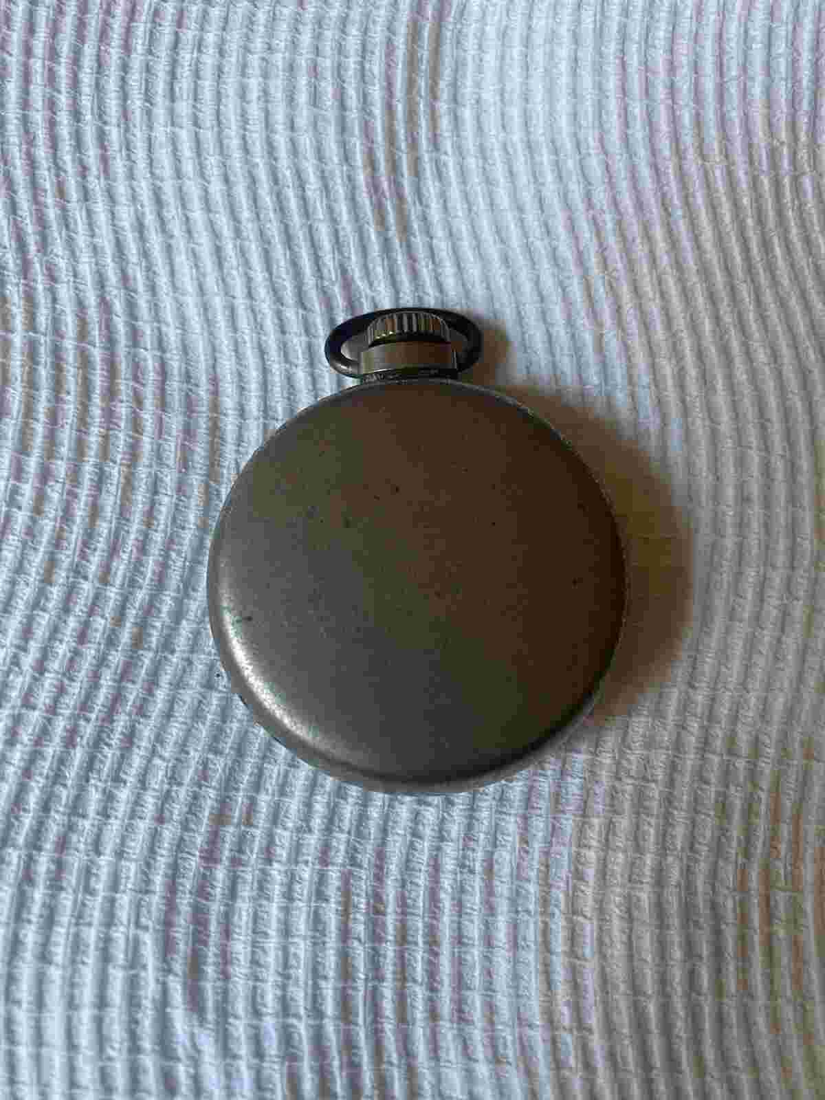 Vintage Westclox Dax Pocket Watch For Repairs , Balance Rotates Made In Canada