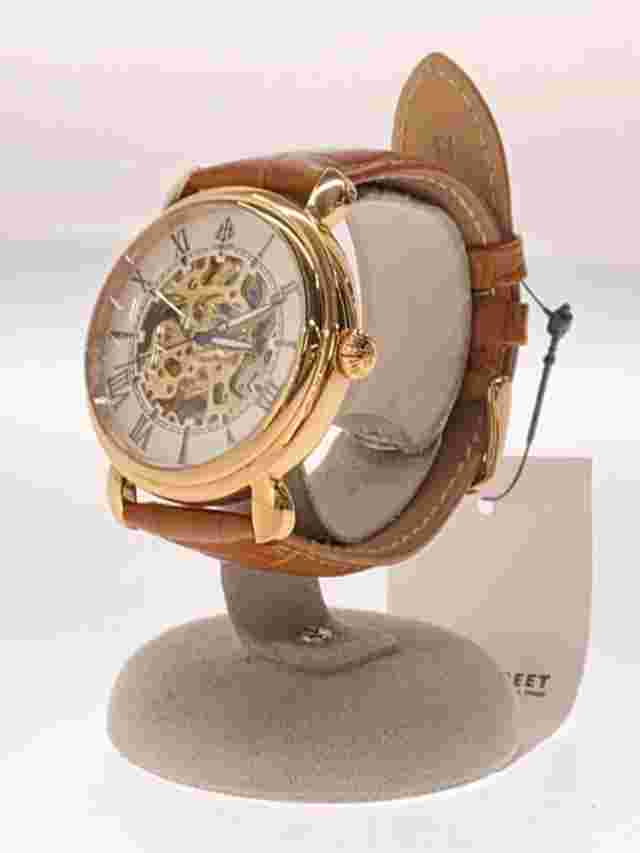 LOBOR Automatic Analog White Stainless Steel Premium Excellent JAPAN