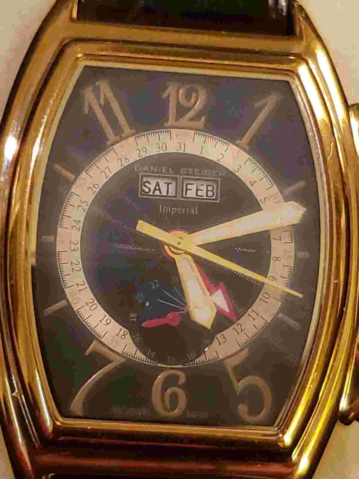 Stieger imperial automatic watch