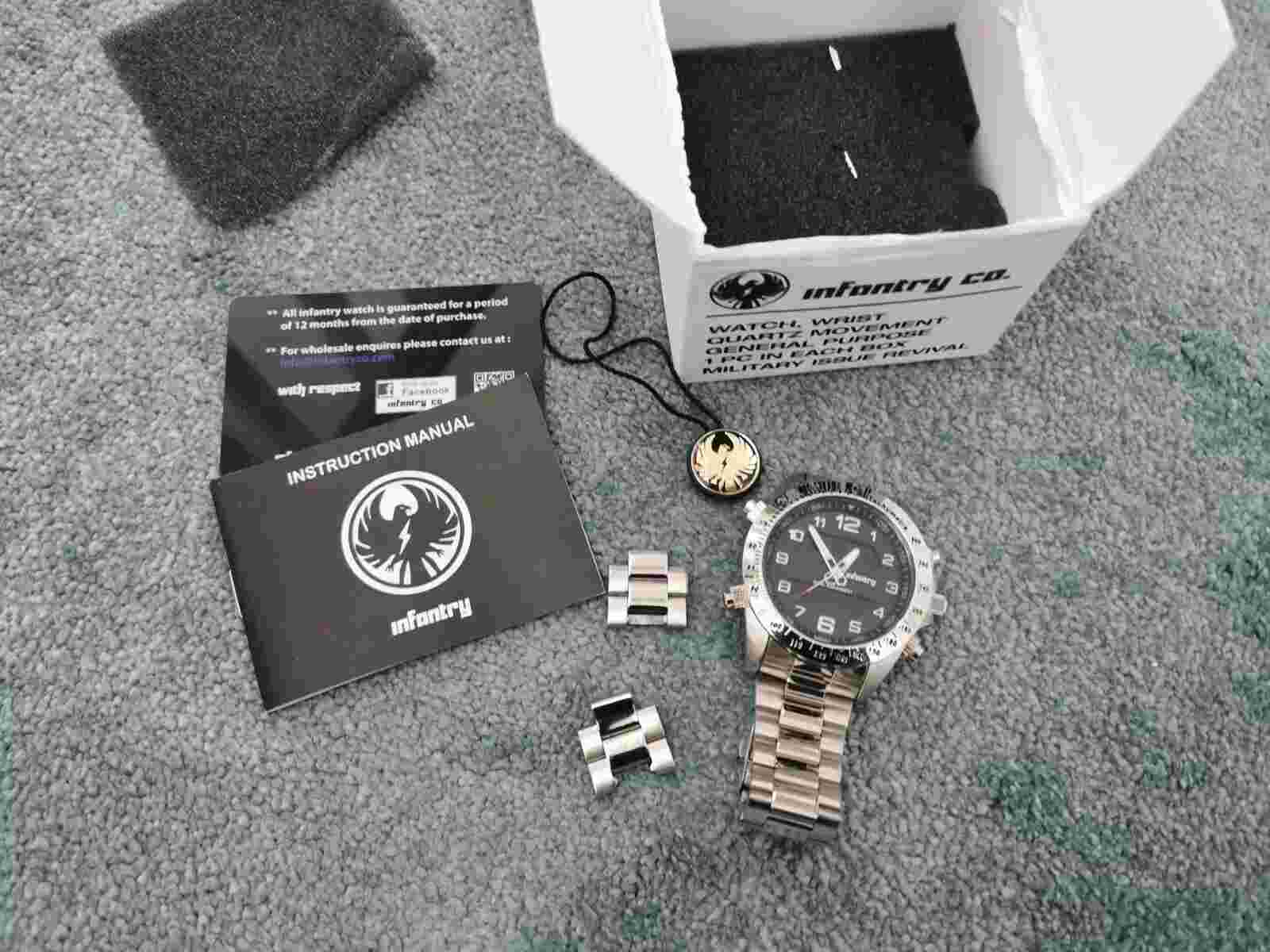 Heavy Chunky men's "Infantry" watch - Analogue/Digital