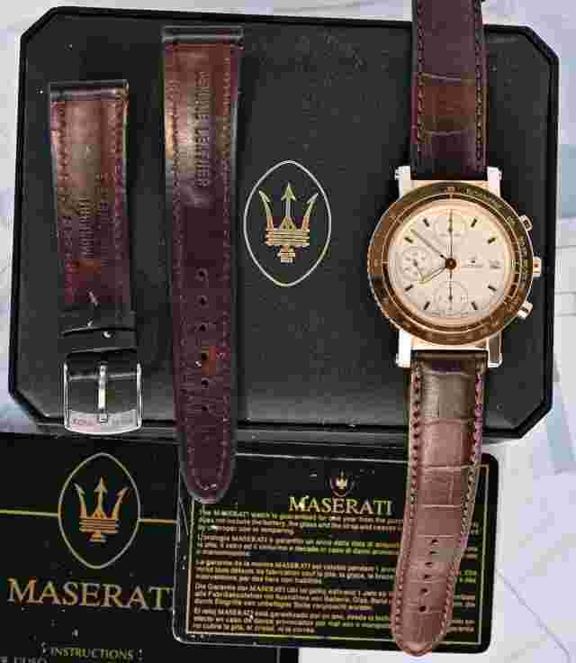 Chrono Maserati Neptune Automatic in Excellent Condition with Complete Kit Top