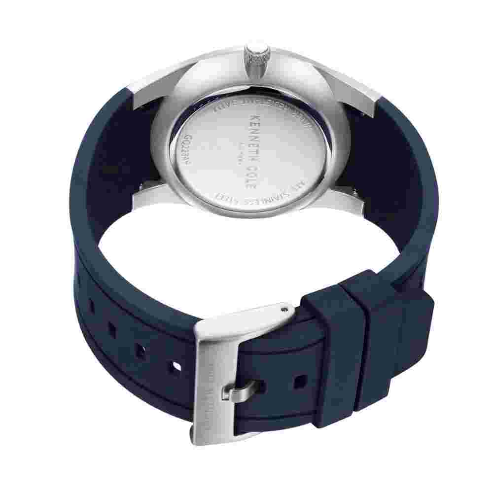 Kenneth Cole Blue Dial With Blue Silicone Strap Unisex Watch KCWGQ2234902