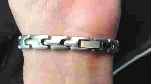 Silver Tone LaFayette Quartz Watch Link Band Matte Finish New Battery Works