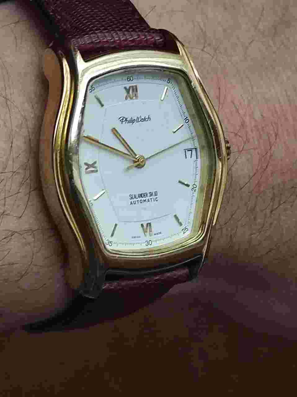 PHILIP WATCH Automatic SEALANDER SH10 Gold Plated Swiss made