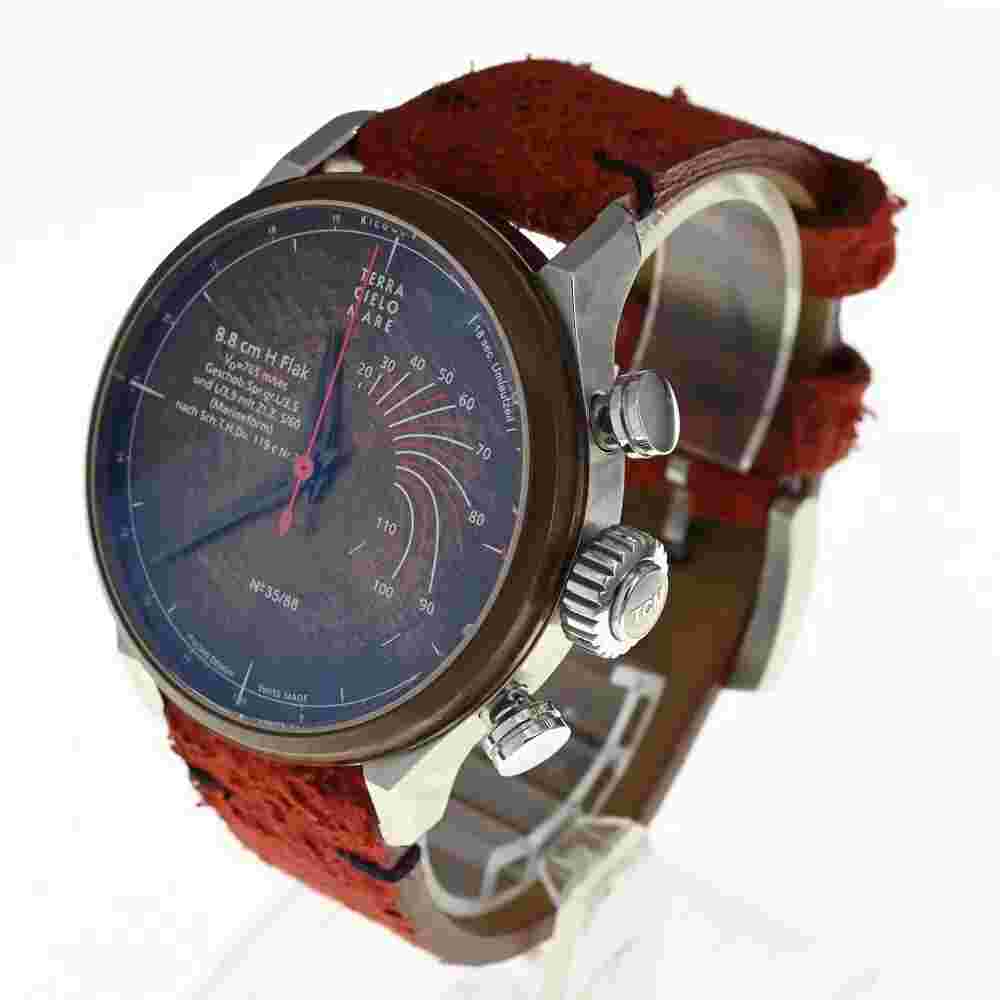 with paper TERRA CIELO MARE 88 Flack TC7016ACB3PA Automatic Men's K#137443