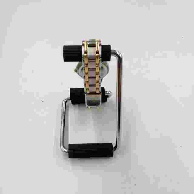 YEMA Women's Quartz Stainless Steel Gold Silver V782 Wristwatch Watch Used F/S