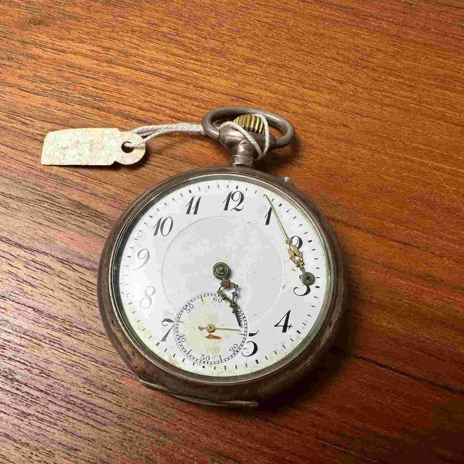 Antique Silver PHENIX Swiss Made Pocket Watch