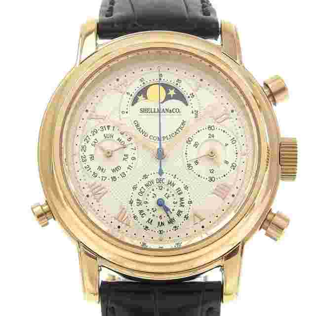 Shellman Grand Complication GPP6771 T011179 Men's Watch Silver Dial GP QZ 40mm