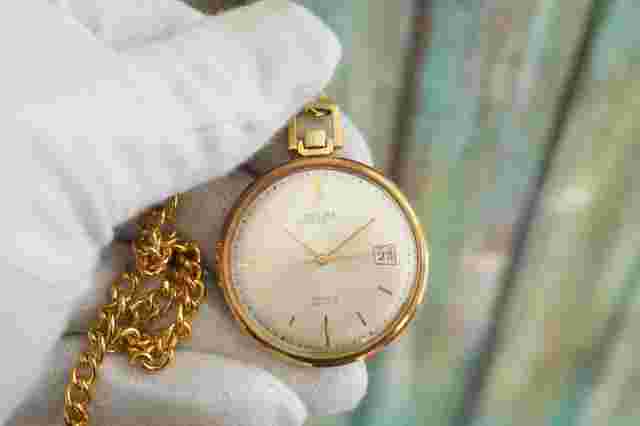 Bifora Stratos - vintage German mechanical wind up pocket watch