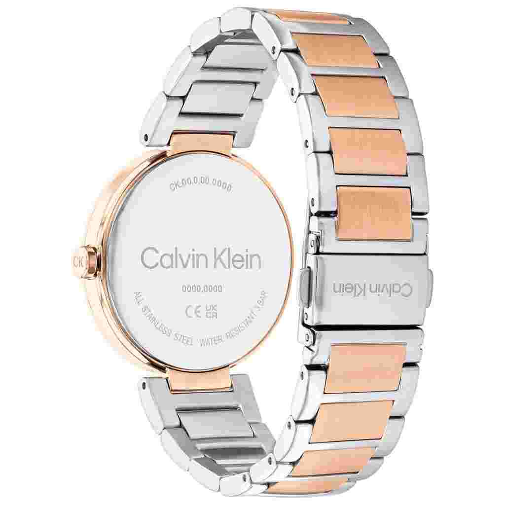 Womens Wristwatch CK CALVIN KLEIN TIMELESS 25200251 Stainless Steel Gold Rose
