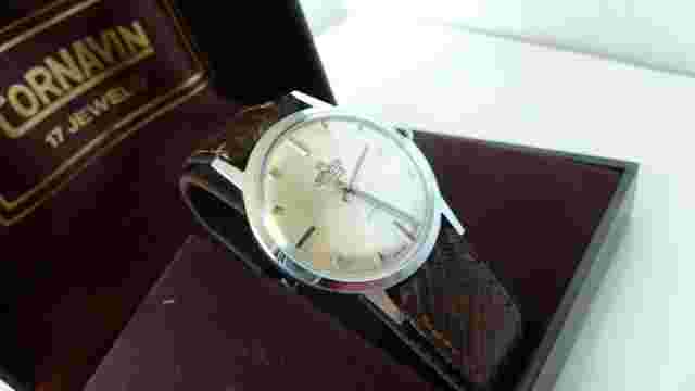 Cornavin Swiss Men's Hand Winding Watch New Old Stock NOS