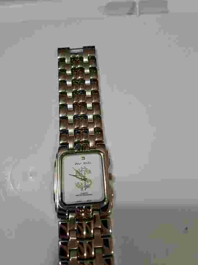 173. New Battery Working Paul Jardin Dollar Sign Silver Colored 7" Band