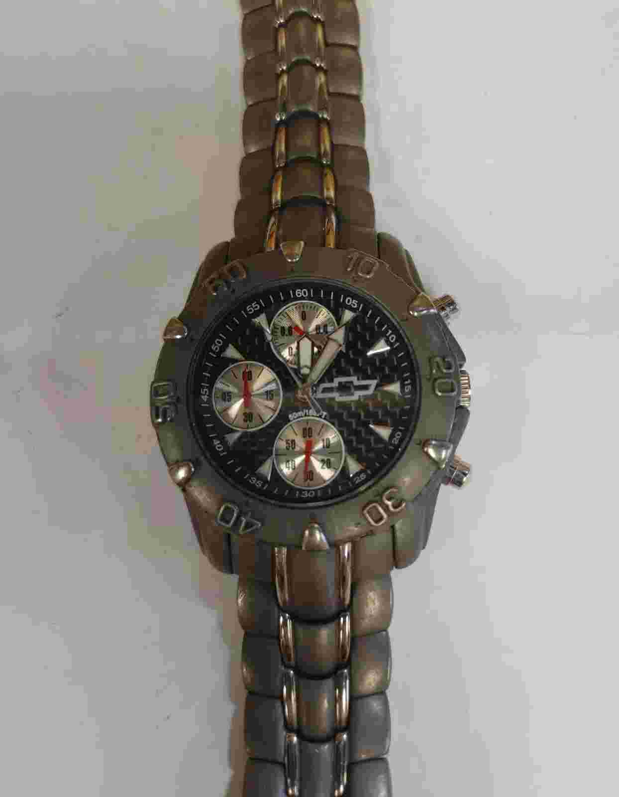 Chevrolet Titanium Chronograph -New Battery,Pre-Owned