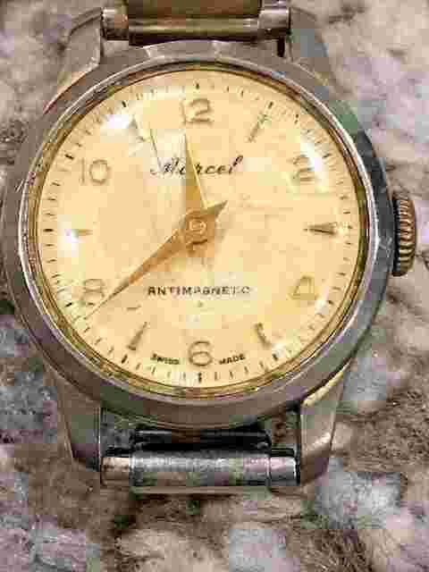 Vintage Rare Swiss Made Marcel Anti-Magnetic Expandable Bracelet Ladies Watch