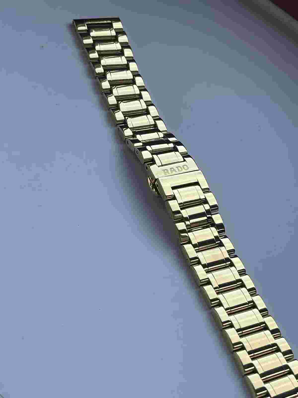 FOR RADO diastar tungsten turtle 20mm Strap Yellow Gold Colour Bracelet BARGAIN!