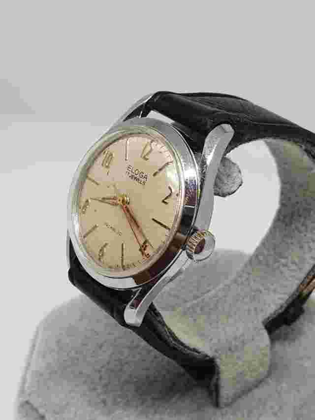 Vintage Eloga manual wind unisex wristwatch 17 jewels
