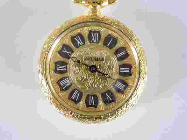 Apollo Pocket Watch Pendant Watch Chain Watch Manual Wind. Runs!