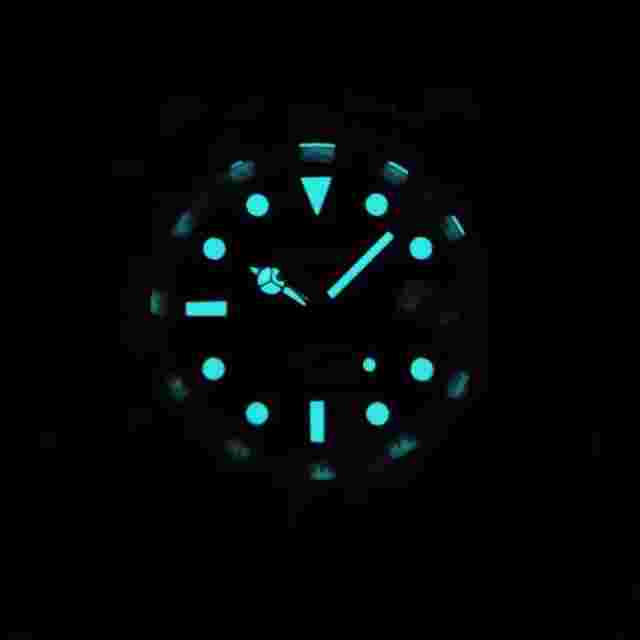 HEIMDALLR Men Dive Watch Men Automatic Watch 200m Waterproof Wristwatch Orange