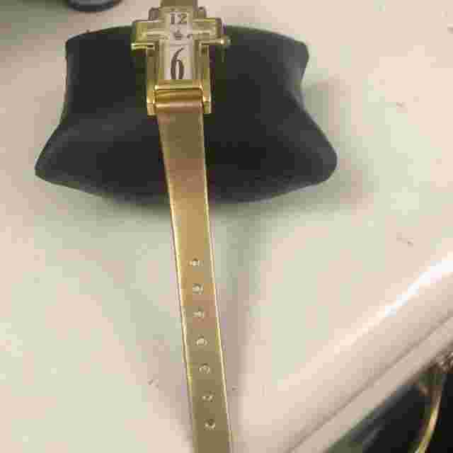 Gold Cross Watch NEW BATTERY