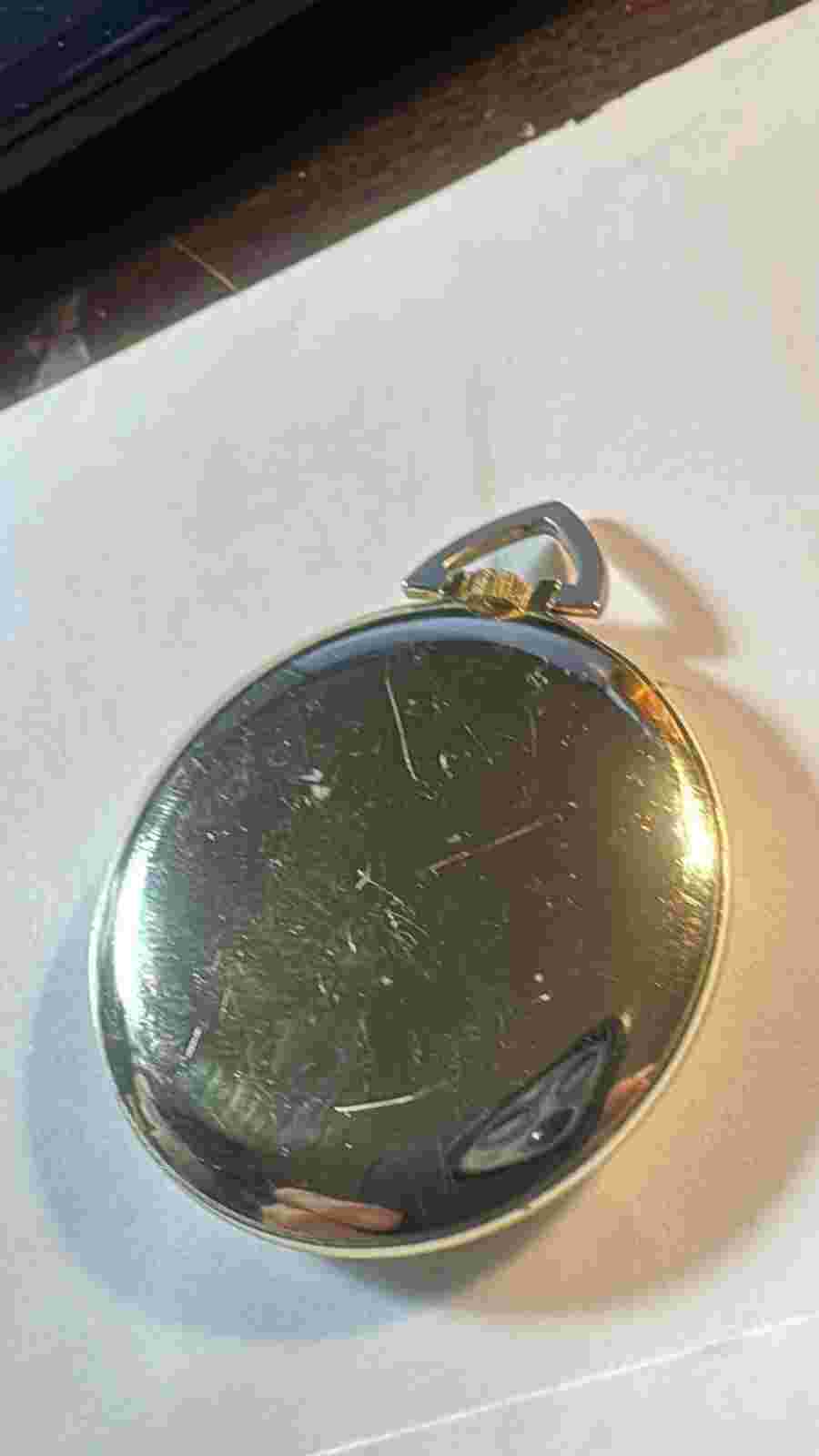 VINTAGE 40MM POCKET WATCH MAYFAIR SPLENDOR MECHANICAL DEAL FOR PARTS