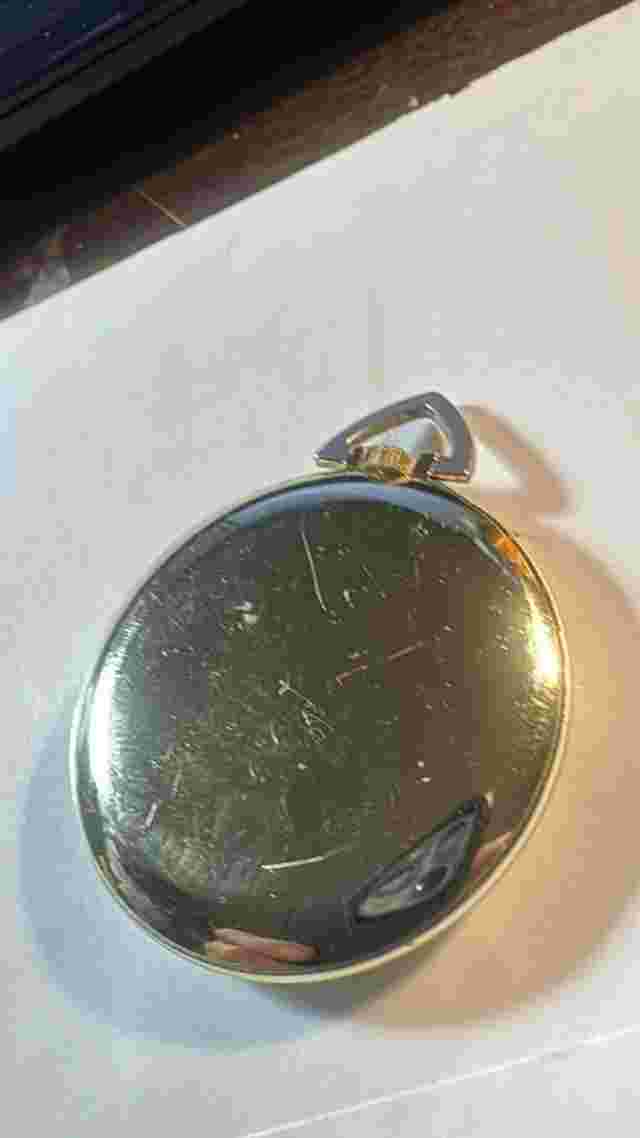 VINTAGE 40MM POCKET WATCH MAYFAIR SPLENDOR MECHANICAL DEAL FOR PARTS
