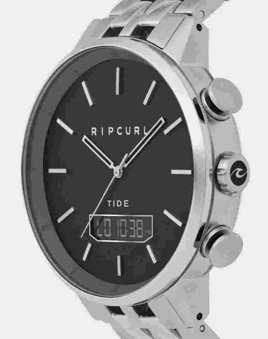 Rip Curl Mens DETROIT TIDE DIGITAL SSS SURF WATCH New - A1146 Black