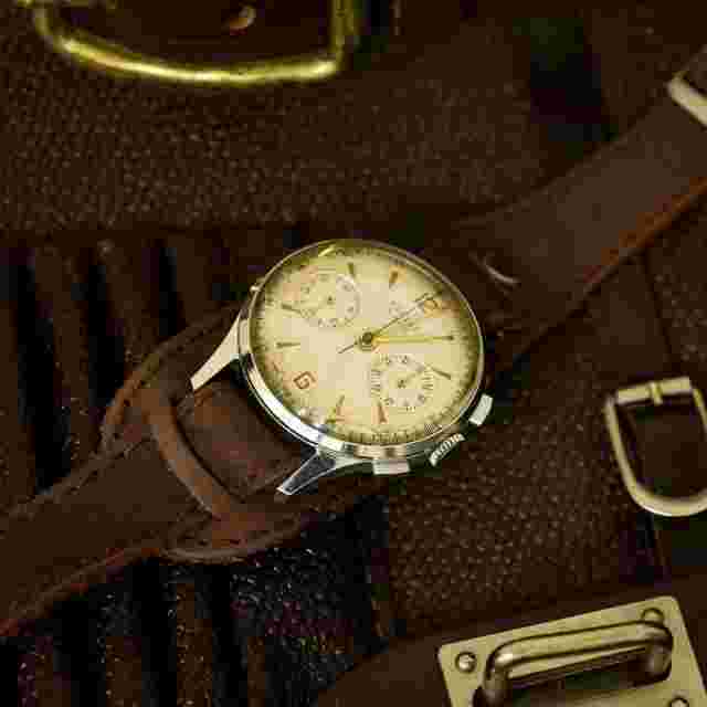 Watch Poljot Chronograph  Chronometer USSR Vintage Wristwatches USSR 3017
