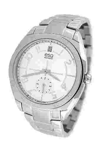Esq Movado Watch Women's Swiss Origin Stainless Steel Bracelet 36mm 07101400