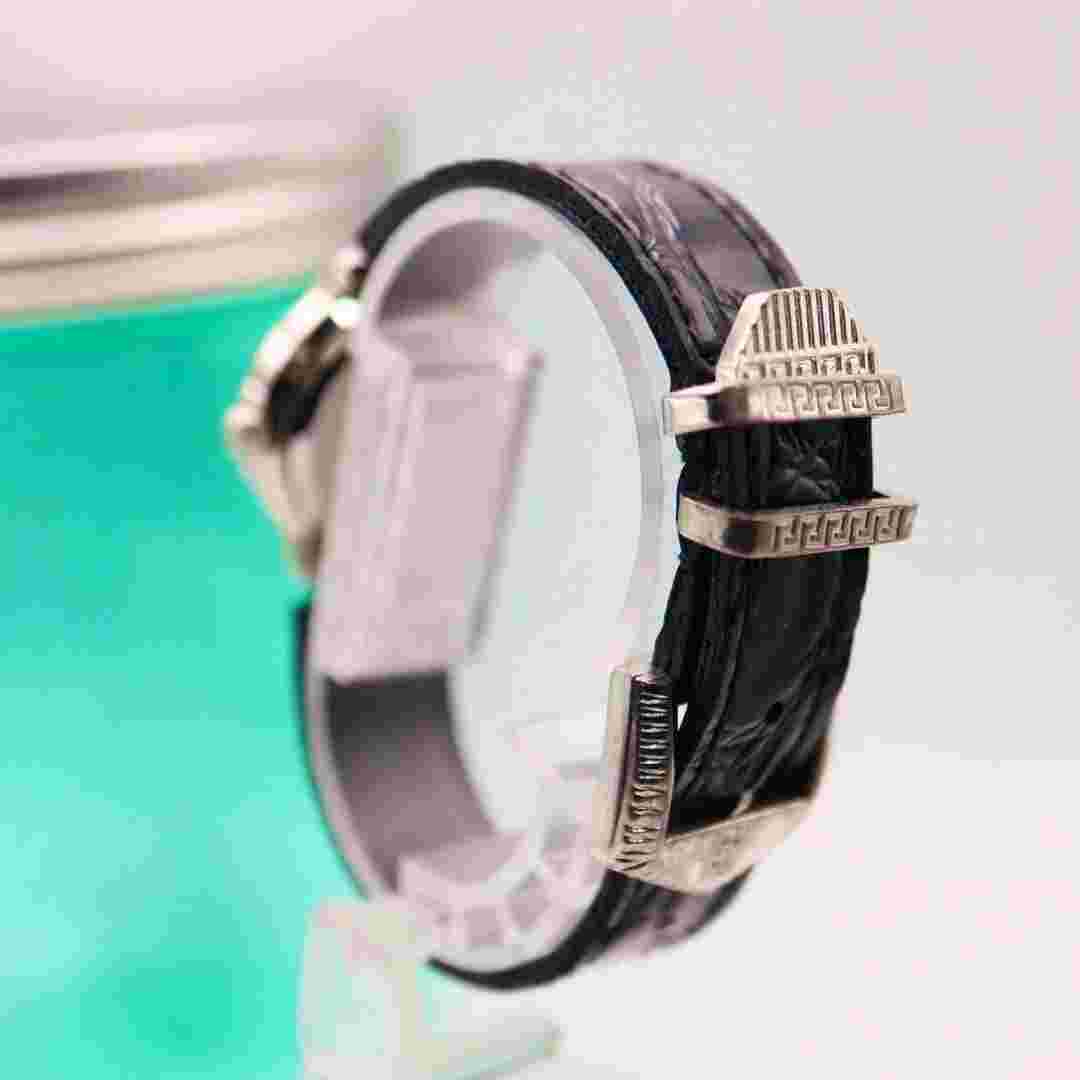 Authentic Gianni Versace Vintage Womens Wristwatch Black
