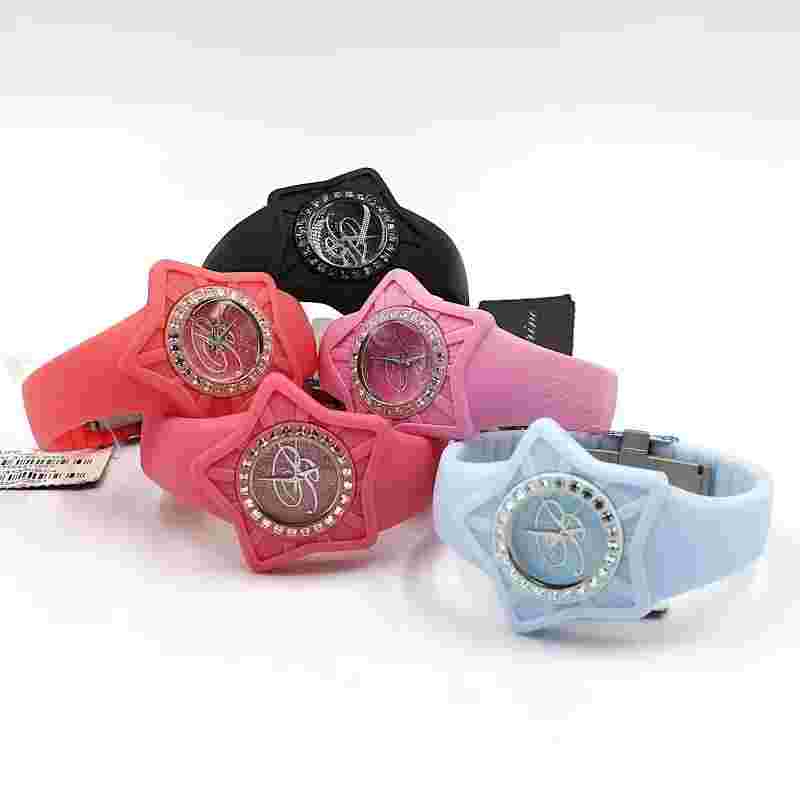 Blumarine Stella Black Silicone Watch Women Promo Outlet Gift Idea Cool