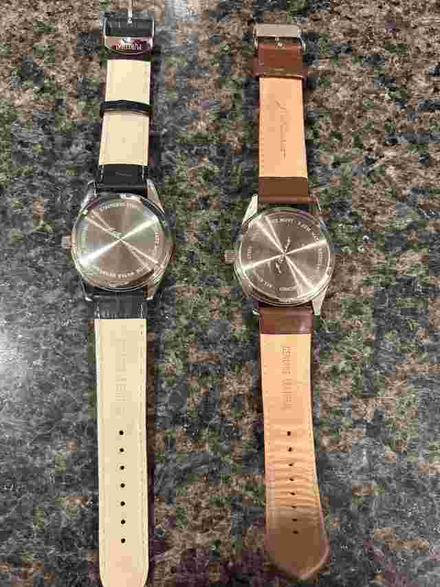 J. Brackett Watch Set.  Verona Creme and Black Quartz Mens Watch 🔥
