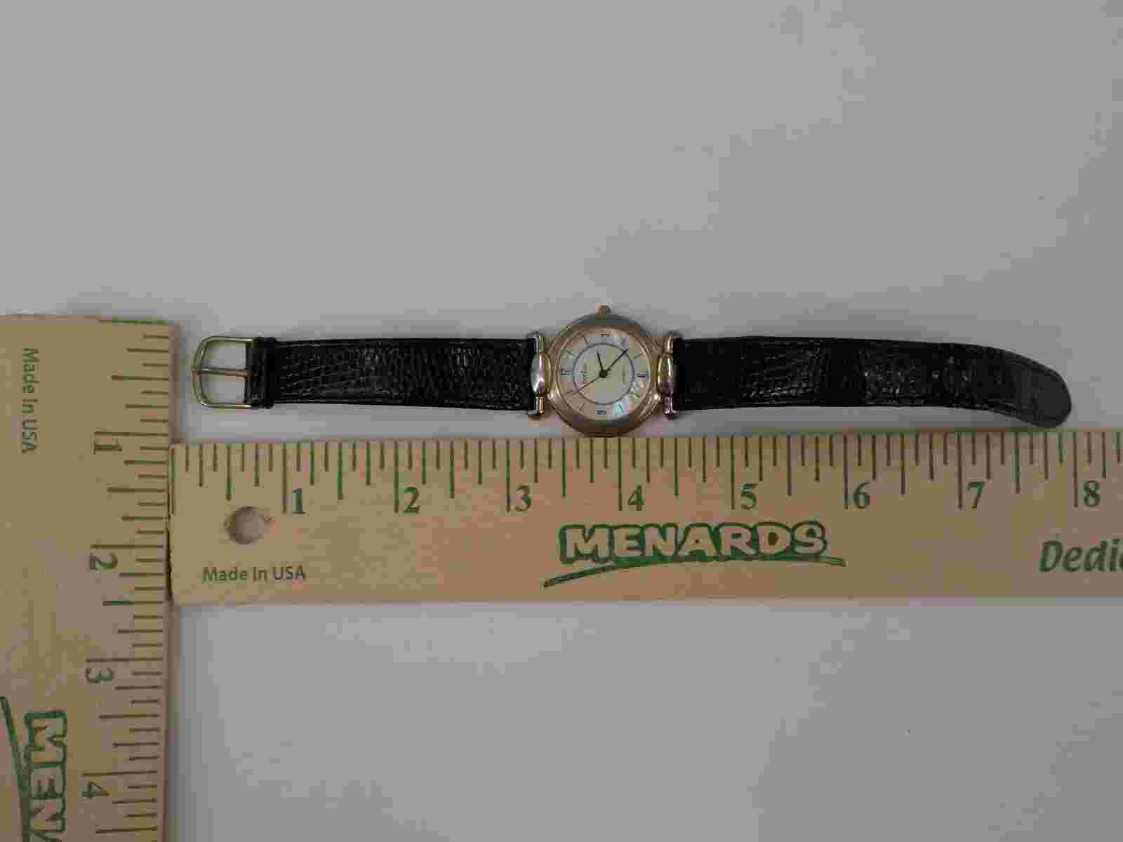 VINTAGE BONJOUR QUARTZ WATCH MEN & WOMENS FRENCH ELEGANCE MODERN ART DECO UNTSTD