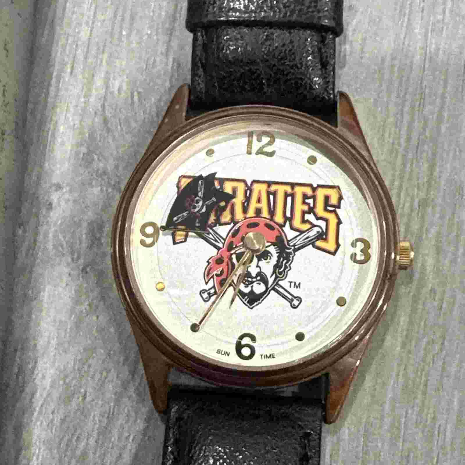 Men's Vintage PITTSBURGH PIRATES Limited Edition SUN TIME Watch w/ New Battery