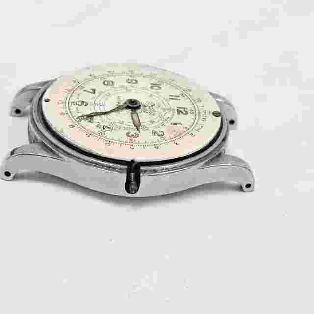 Vintage Men's Basis Sport Telemetre Wristwatch Mechanical Swiss Parts/Repair