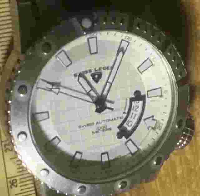 Swiss Legend Men's Swiss Automatic ETA Caliber! Watch 46mm White Dial&2xBand&box