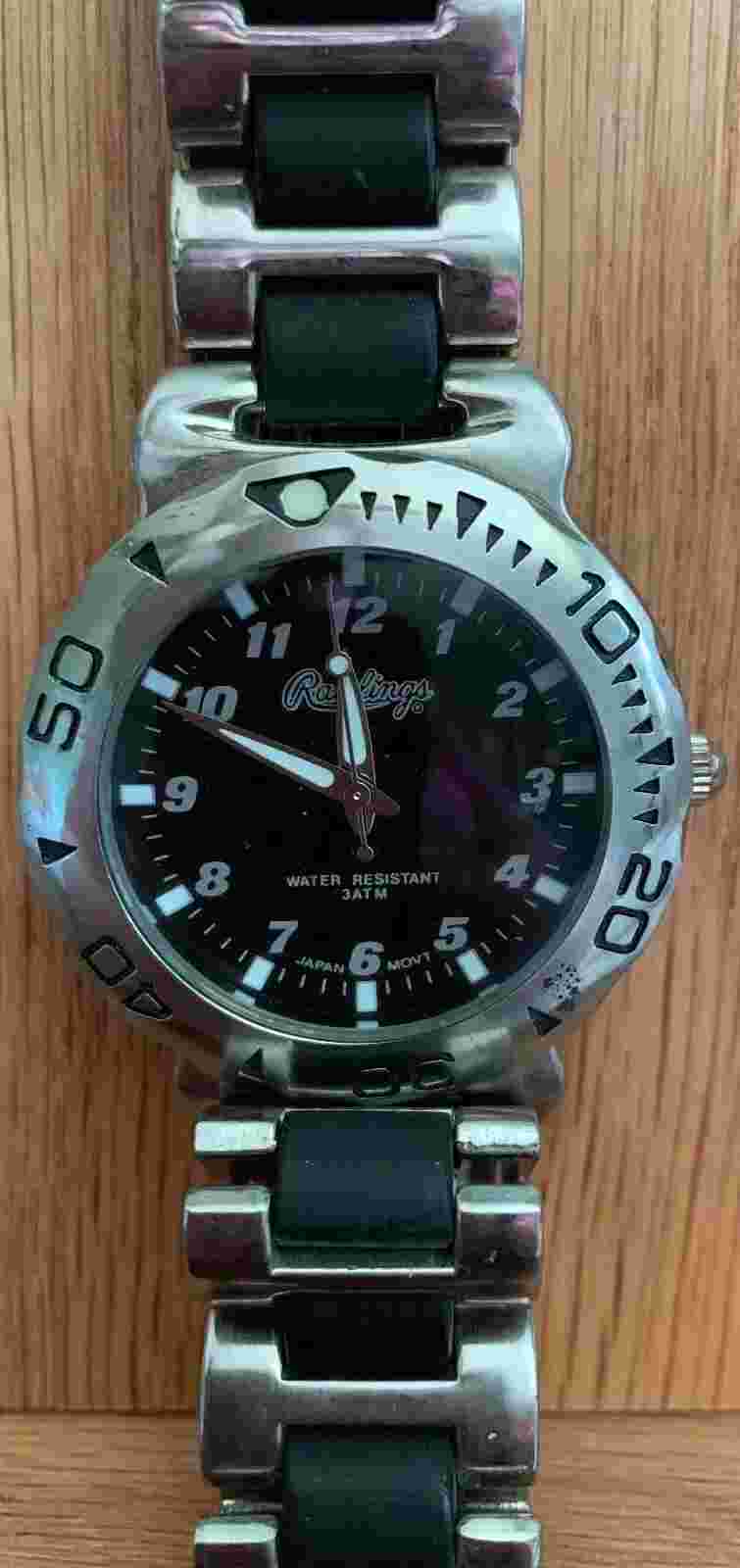 RAWLINGS SPORTS QUARTZ WATCH  Water resistant. Recently serviced. New Battery.