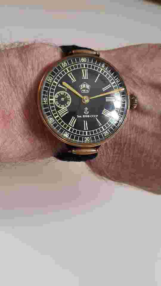 Vintage ZIM ChK-6 Ordered by USSR Navy Military Watch