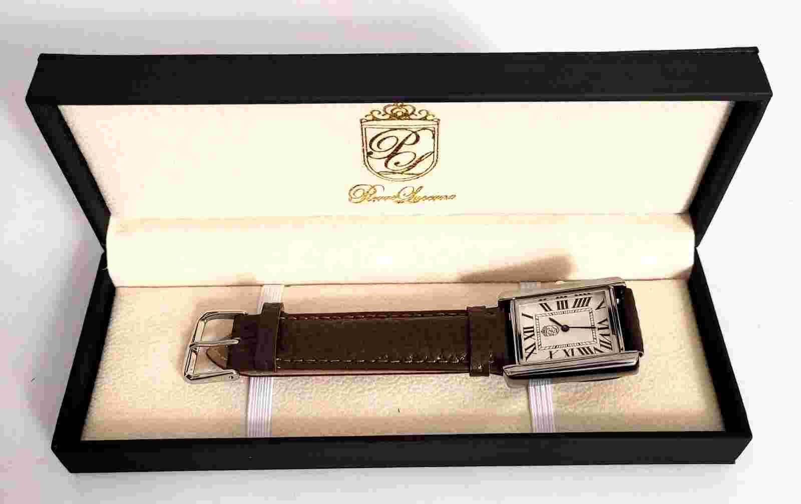 ️NEW GIFT SET Pierre Lucerne 1888 Swiss Inspired Mens Tank Watch
